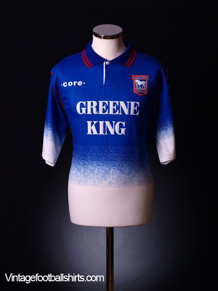 1995-97 Ipswich Home Shirt XL Football Shirt