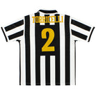 1995-97 Juventus Kappa Home Shirt Torricelli #2 M Football Shirt