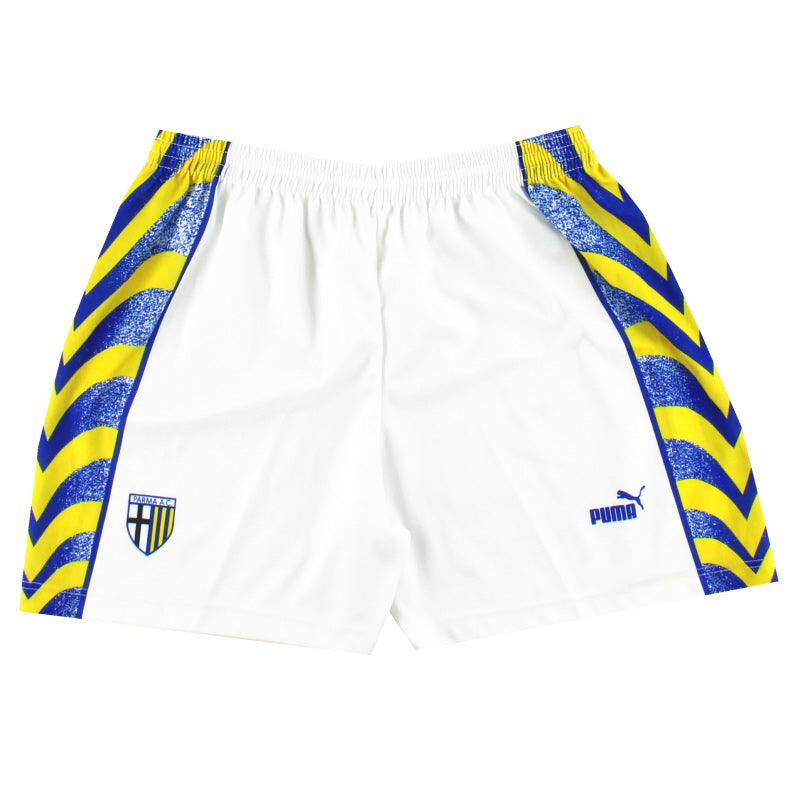 1995-97 Parma Puma Home Shorts *Mint* M Football Shorts