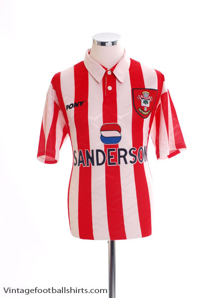 1995-97 Southampton Home Shirt *Mint* M Football Shirt