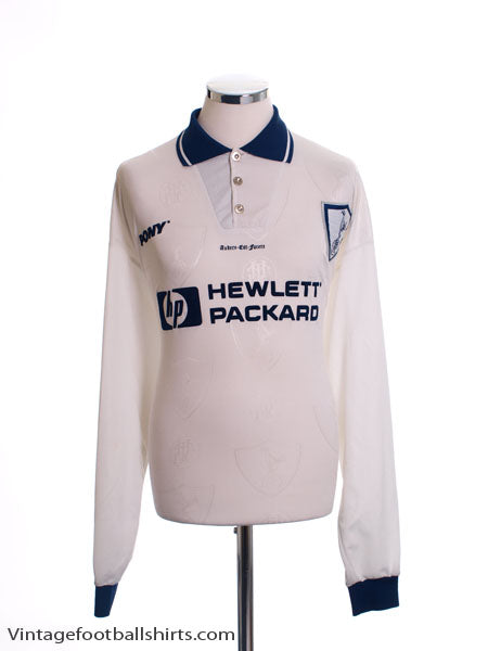 1995-97 Tottenham Home Shirt L/S XL Football Shirt