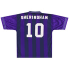 1995-97 Tottenham Pony Away Shirt Sheringham #10 L Football Shirt