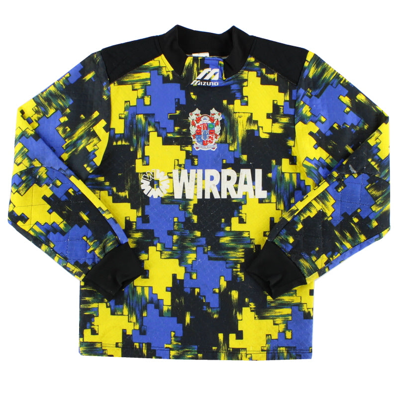 1995-97 Tranmere Rovers Mizuno Goalkeeper Shirt L.Boys Football Shirt