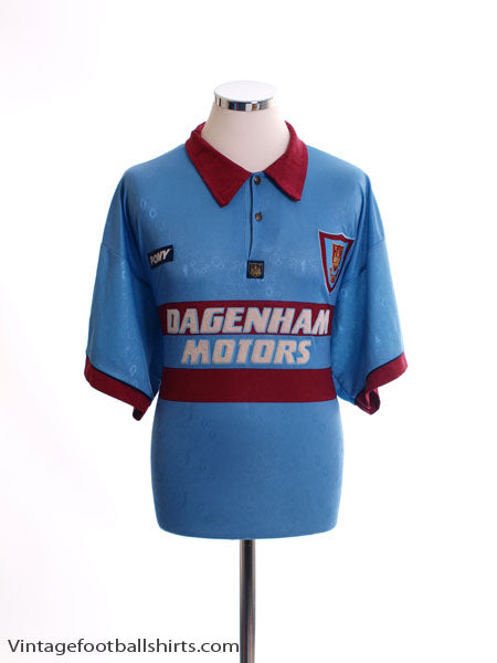 1995-97 West Ham Away Shirt XL Football Shirt