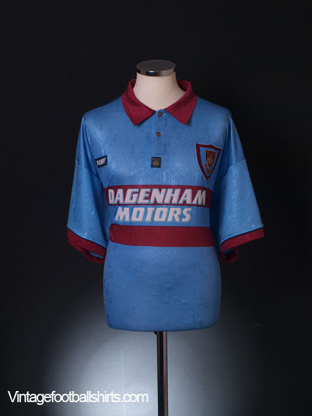 1995-97 West Ham Centenary Away Shirt XL Football Shirt