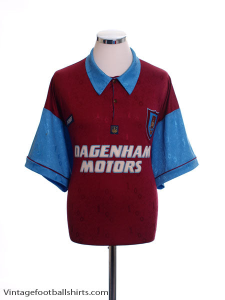 1995-97 West Ham Home Shirt M Football Shirt