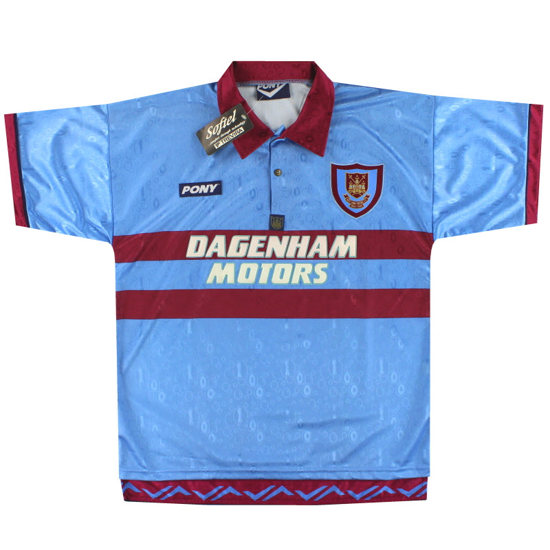 1995-97 West Ham Pony Away Shirt *w/tags* L Football Shirt