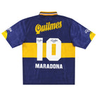 1995 Boca Juniors '90th Anniversary' Home Shirt Maradona #10 *As New* L Football Shirt