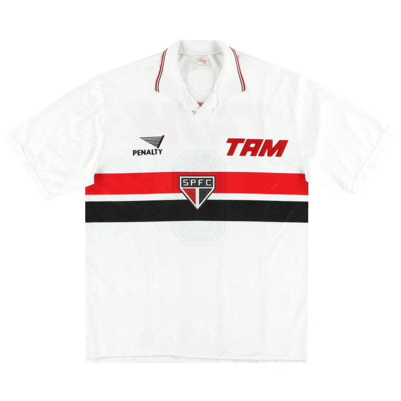 1995 Sao Paulo Penalty Home Shirt #8 XL Football Shirt