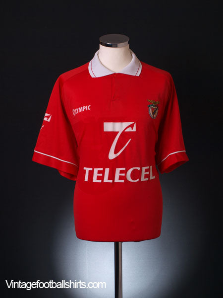 1996-97 Benfica Home Shirt XL Football Shirt