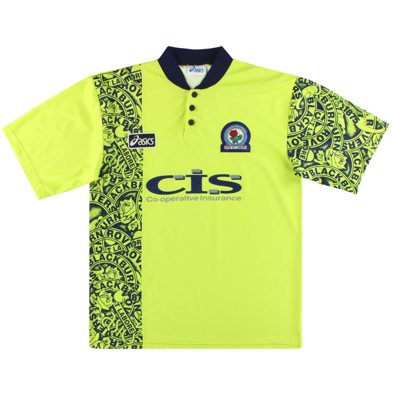 1996-97 Blackburn Asics Away Shirt M Football Shirt