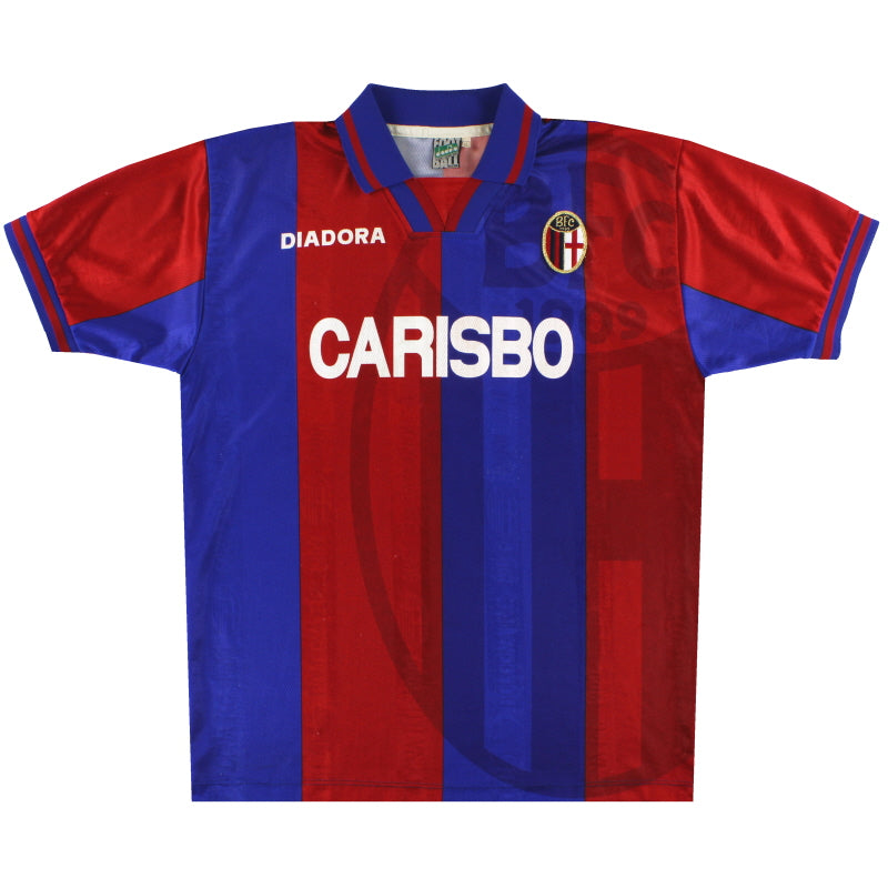 1996-97 Bologna Diadora Home Shirt *Mint* M Football Shirt