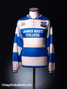 1996-97 Greenock Morton Home Shirt L/S L Football Shirt