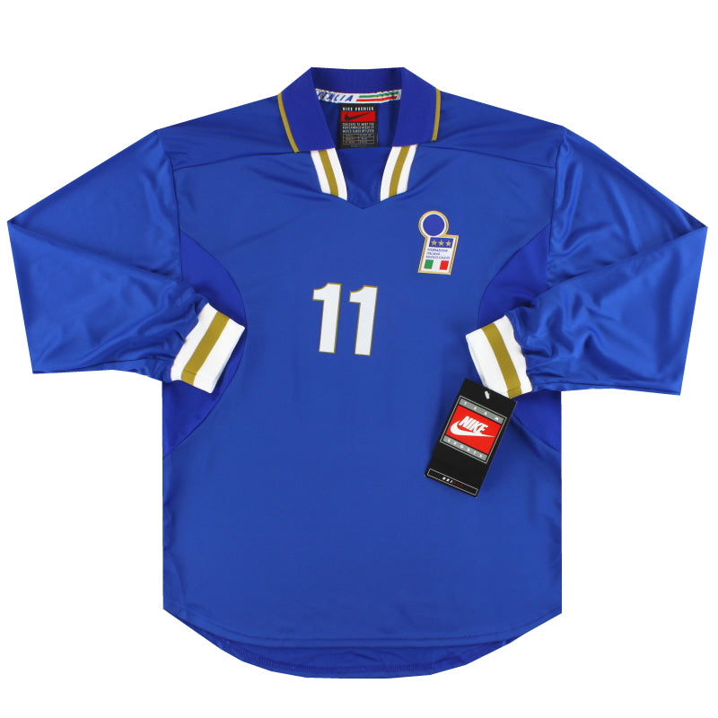 1996-97 Italy Nike Player Issue Home Shirt #11 *w/tags* XL Football Shirt