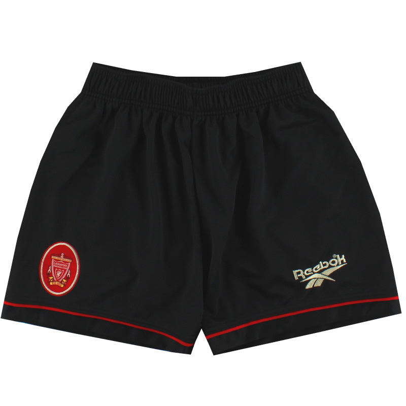 1996-97 Liverpool Reebok Away Shorts S Football Shorts