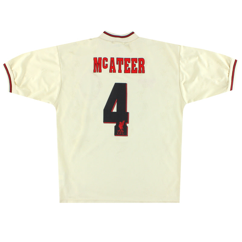 1996-97 Liverpool Reebok Away Shirt McAteer #4 M T-Shirt