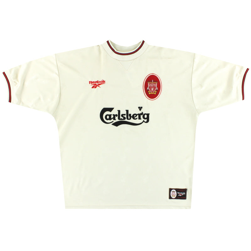 1996-97 Liverpool Reebok Away Shirt XL Football Shirt