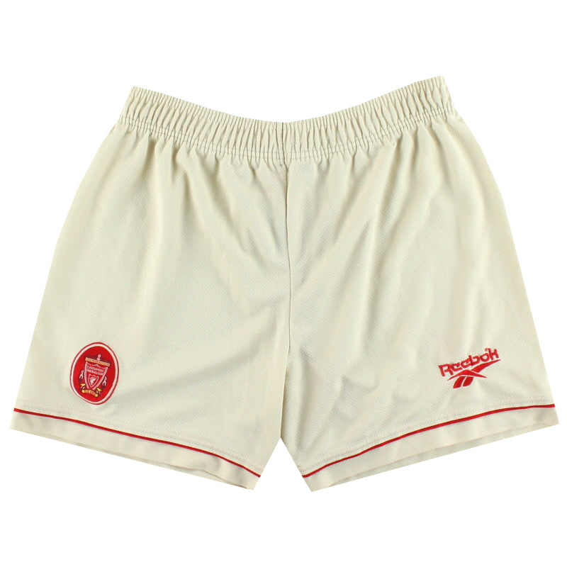 1996-97 Liverpool Reebok Away Shorts S Football Shorts