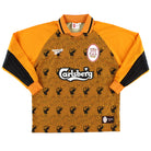 1996-97 Liverpool Reebok Goalkeeper Shirt M Football Shirt