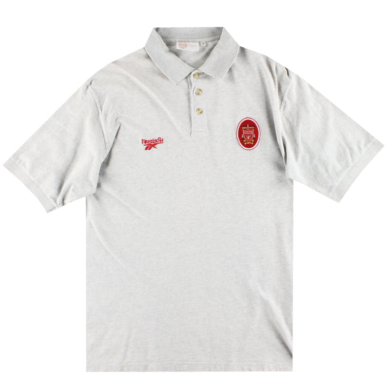 1996-97 Liverpool Reebok Polo Shirt M Polo Shirt