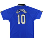 1996-97 Manchester United Umbro Third Shirt Beckham #10 XL Football Shirt