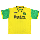 1996-97 Norwich City Mitre Home Shirt S Football Shirt