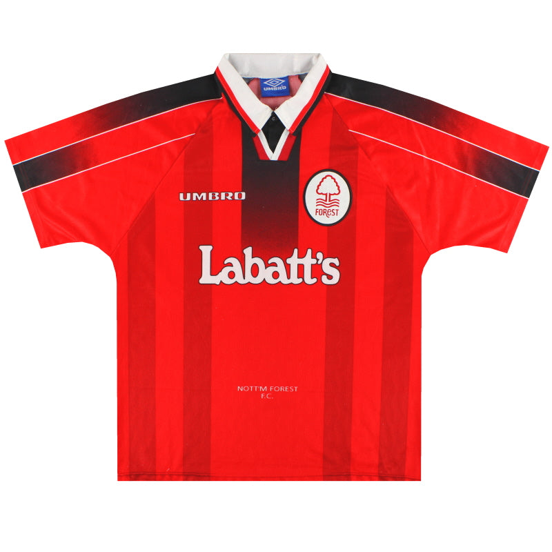 1996-97 Nottingham Forest Umbro Home Shirt *As New* L Football Shirt