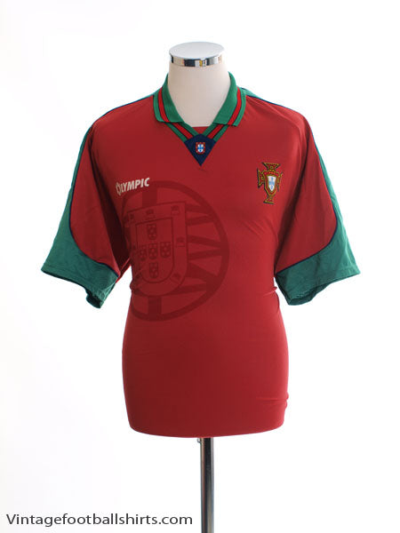 1996-97 Portugal Home Shirt L Football Shirt