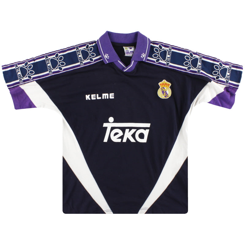 1996-97 Real Madrid Kelme Polo Shirt M Polo Shirt