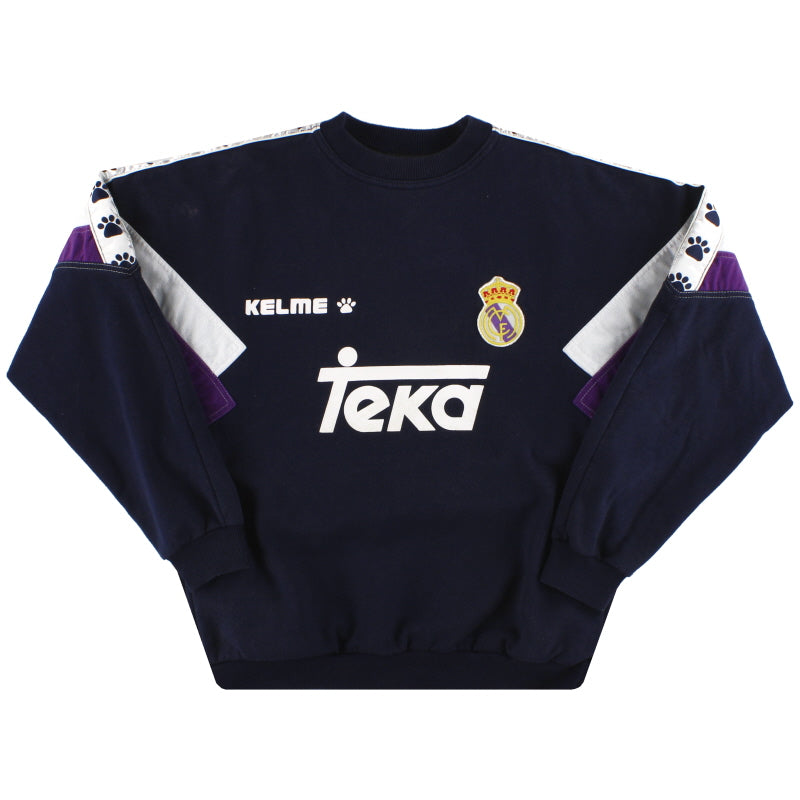 1996-97 Real Madrid Kelme Sweatshirt M Sweatshirt