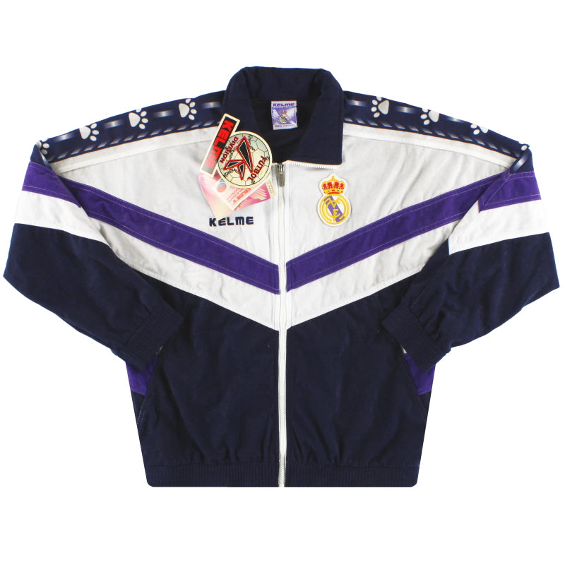 1996-97 Real Madrid Kelme Track Jacket *w/tags* XS Jacket