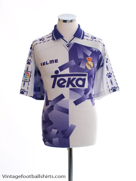 1996-97 Real Madrid Third Shirt M Football Shirt