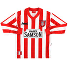 1996-97 Sunderland Avec Home Shirt L/S *Mint* S Football Shirt