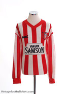 1996-97 Sunderland Home Shirt L/S XL Football Shirt