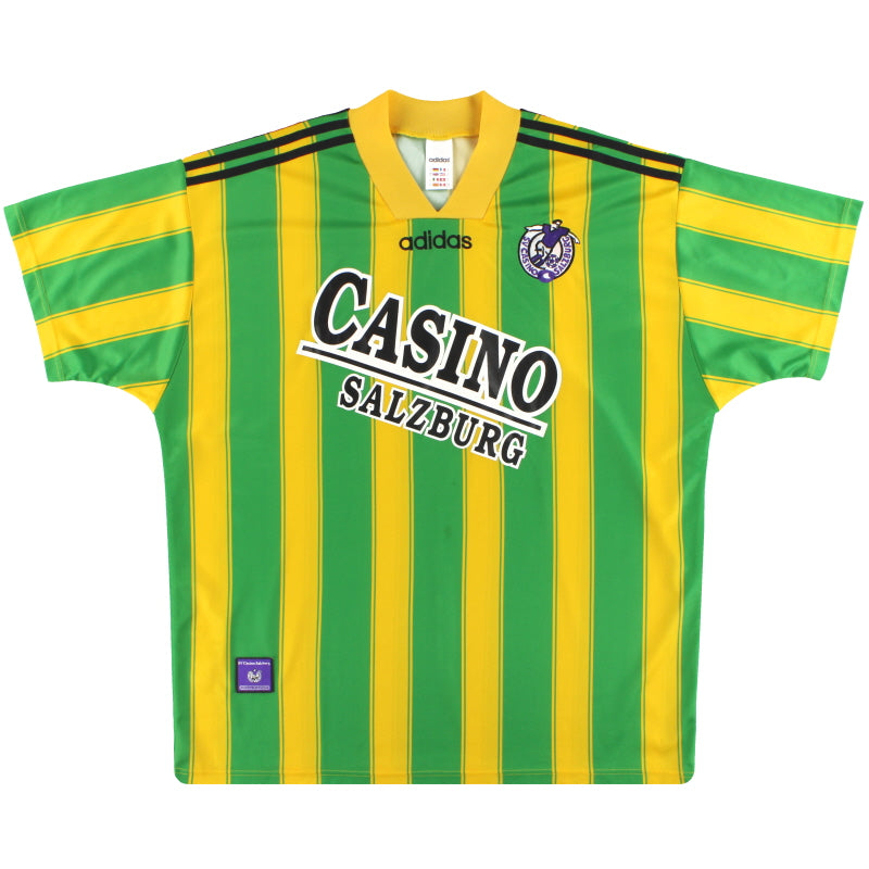 1996-97 SV Casino Salzburg adidas Away Shirt XL Football Shirt