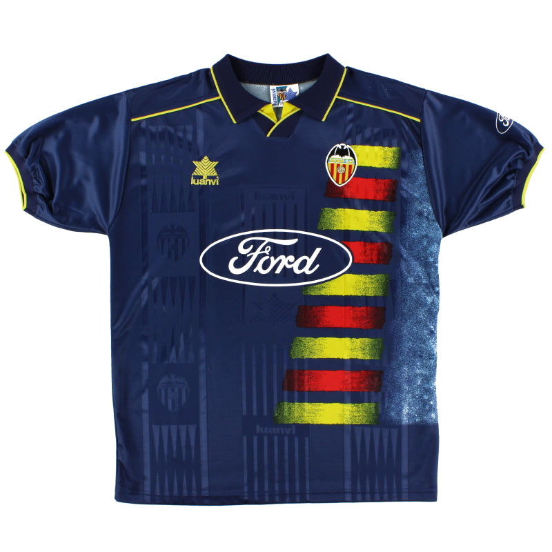 1996-97 Valencia Away Shirt XL Football Shirt