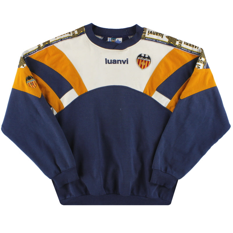 1996-97 Valencia Luanvi Sweatshirt S Sweatshirt