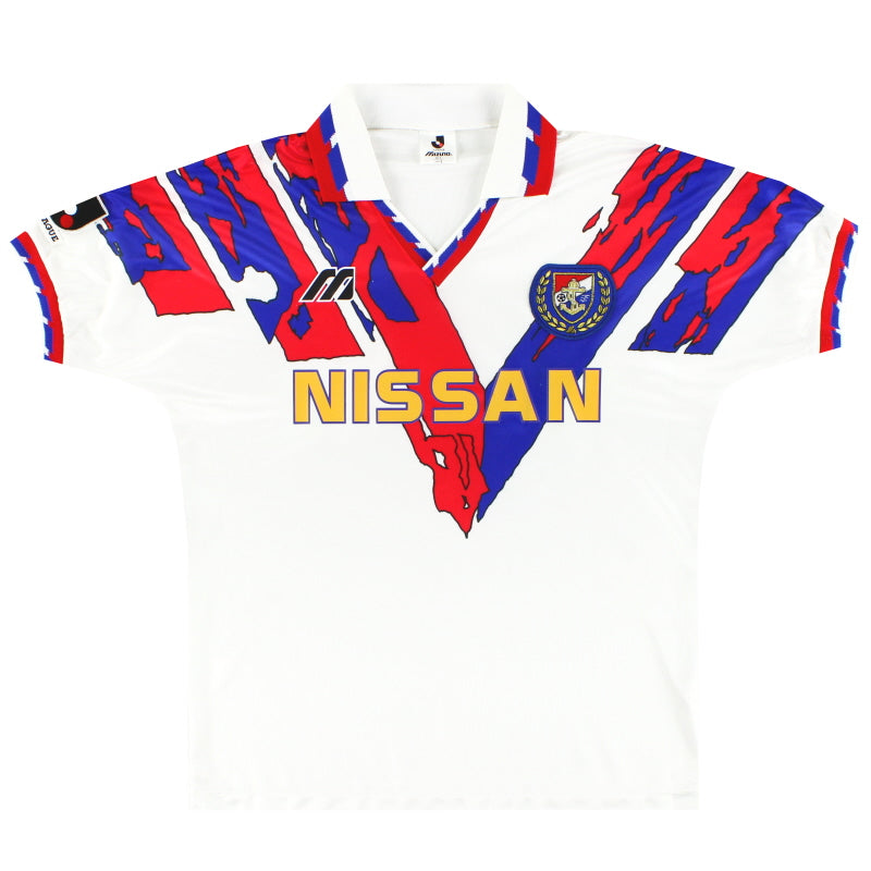 1996-97 Yokohama F. Marinos Mizuno Away Shirt L Football Shirt