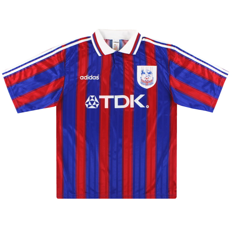 1996-98 Crystal Palace adidas Home Shirt M Football Shirt