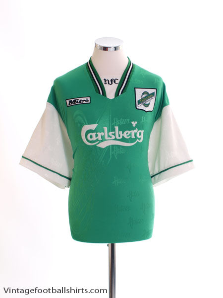 1996-98 Hibernian Home Shirt L Football Shirt