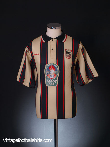 1996-98 Ipswich Away Shirt L Football Shirt