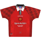 1996-98 Manchester United Umbro 'Premiership Champions' Home Shirt XL Football Shirt