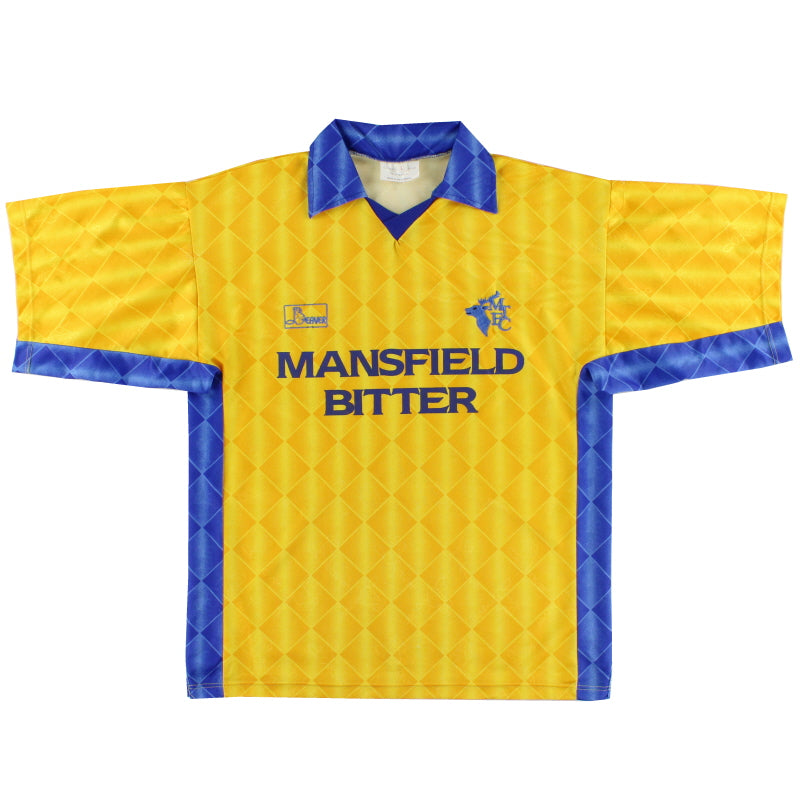 1996-98 Mansfield Town Home Shirt L Football Shirt