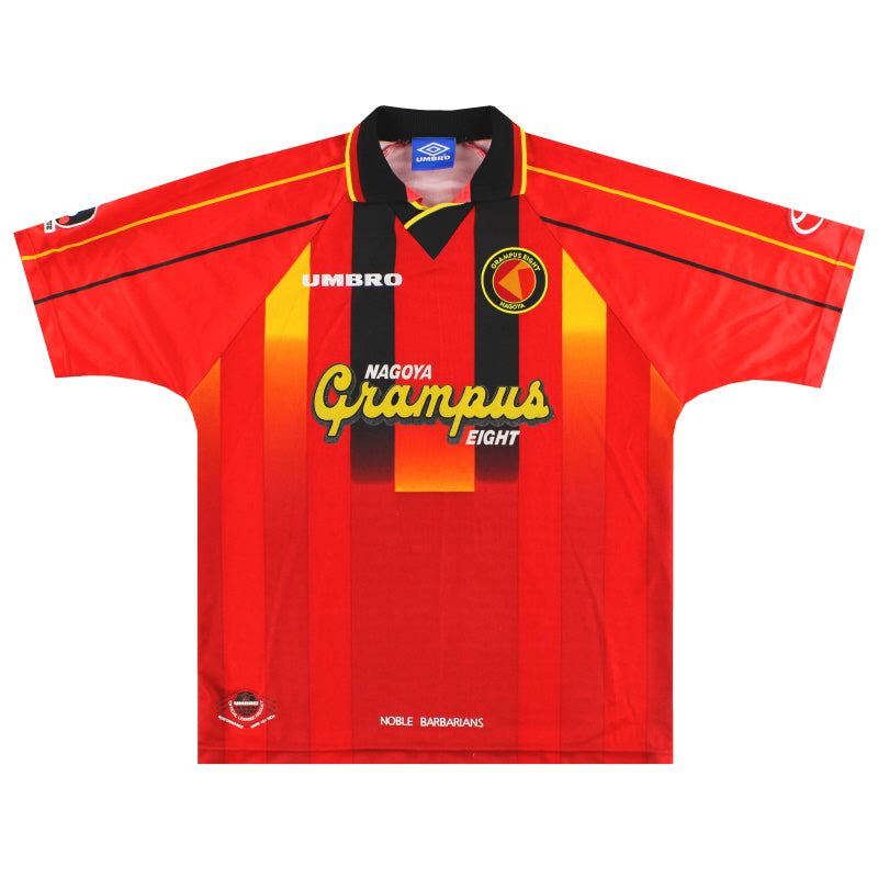 1996-98 Nagoya Grampus Eight Umbro Home Shirt L Football Shirt