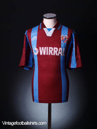 1996-98 Tranmere Rovers Away Shirt M.Boys Football Shirt