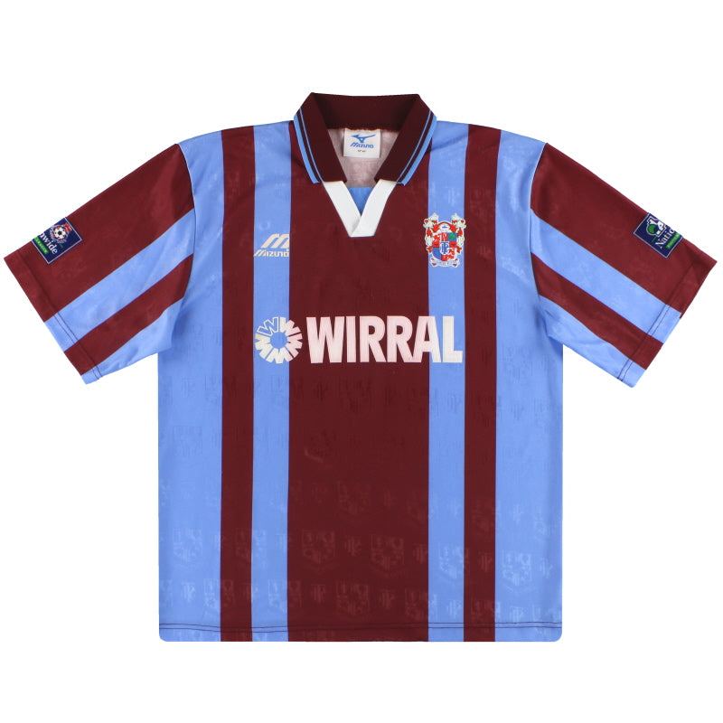 1996-98 Tranmere Rovers Mizuno Away Shirt L Football Shirt