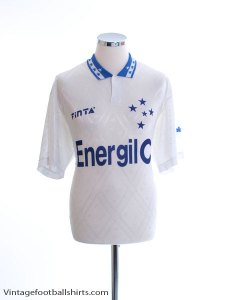 1996 Cruzeiro Away Shirt #10 L Football Shirt