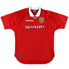 1997-00 Manchester United Umbro Champions League Home Shirt XL Football Shirt