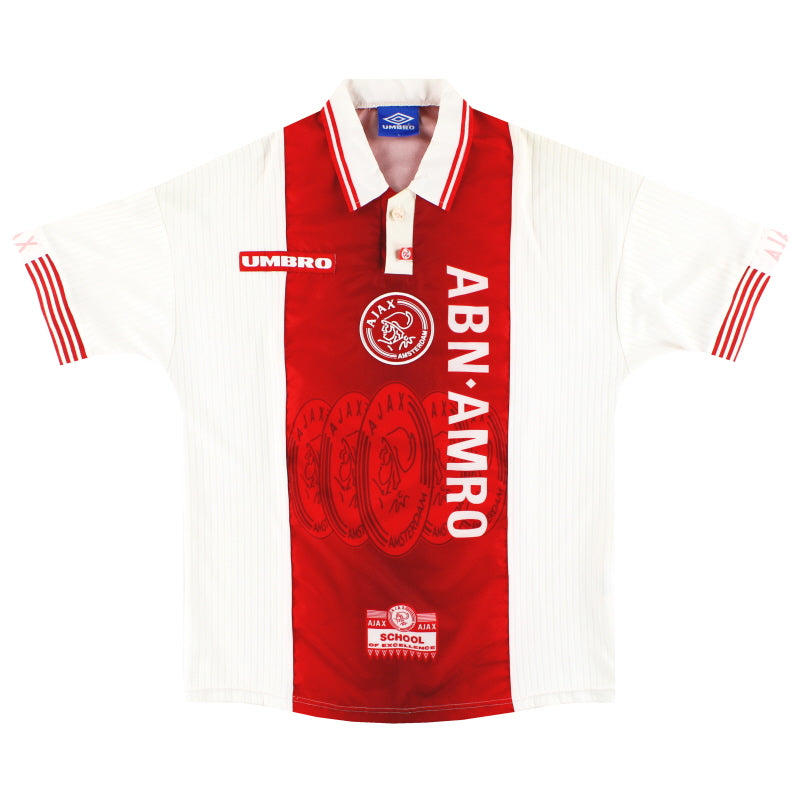 1997-98 Ajax Umbro Home Shirt L Football Shirt