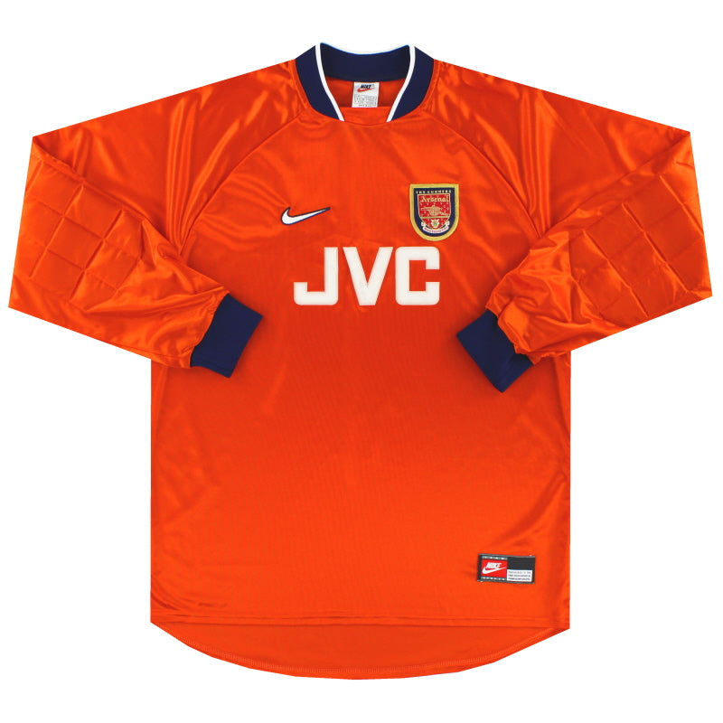 1997-98 Arsenal Nike Goalkeeper Shirt *Mint* L Football Shirt